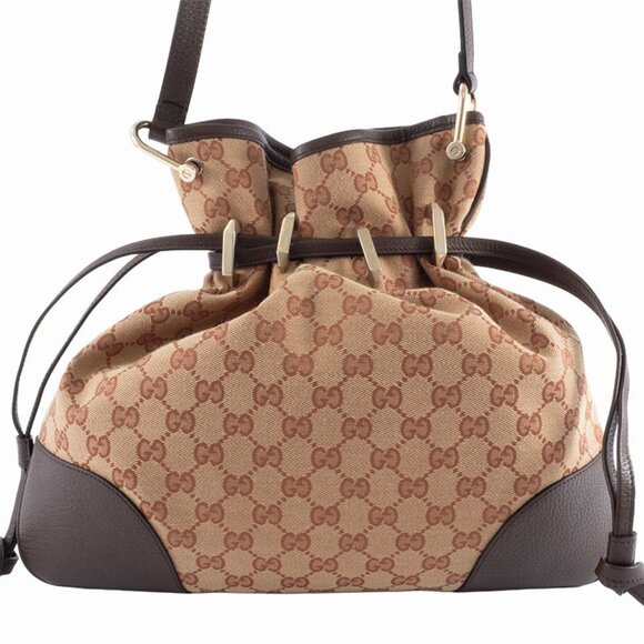 GUCCI Brown Leather Horsebit Shoulder Bag - Picture 3 of 16